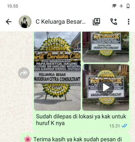 Pengiriman Papan Bunga Duka Jakenan